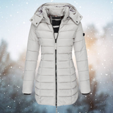 Christina | Extra warme, gesteppte Damenjacke – Grau
