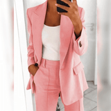 Evelynn - eleganter blazer für damen – Rosa