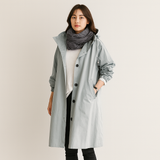 Ella | Zeitloser, wasserdichter Trenchcoat – Grau