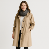 Ella | Zeitloser, wasserdichter Trenchcoat – Beige