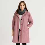 Ella | Zeitloser, wasserdichter Trenchcoat – Pink