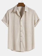 Arthur - Herren Sommerhemd – Beige