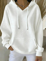 Viviana™ - Gemütlicher Hoodie – Weiß