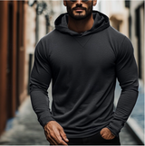 Enrico | Klassischer Herren Hoodie – Schwarz