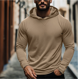 Enrico | Klassischer Herren Hoodie – Khaki