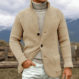 Mark | STRICKJACKE AUS GROBER STRICKOPTIK – Beige