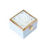 EndloseRose™ Unsterblicher Blumenschatz – Schneeweiß