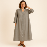 Franka | Lässiges Midi-kleid – Grau