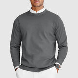 Leo™ - Herren-Sweatshirt mit Rundhalsausschnitt – Grau