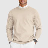 Leo™ - Herren-Sweatshirt mit Rundhalsausschnitt – Beige