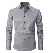 Hugo Stretch Shirt | Bequemes Herrenhemd mit Superstretch-Technologie – Grau
