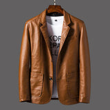 Trendige Lederjacke Davids™ – Braun