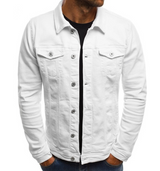 Braydon - Herren Jeansjacke – Weiß
