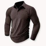 Raves - Strukturiertes Poloshirt – Braun