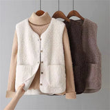 Isabelle | Klassischer Strickcardigan – Beige