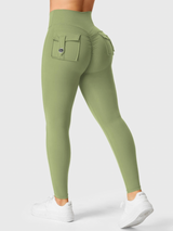 Zerovix | Atmungsaktive Leggings für Damen Sommer Fit – Hellgrün