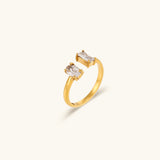 Fedilia Edelstein Ring – Gelbgold