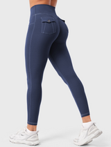 Ezaria | Atmungsaktive Sport Leggings für Damen Sommer – Marineblau