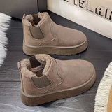 Warme damen-winterstiefel 2024: stilvolle und exklusive mode – Braun