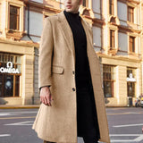 Warm - wasserdichte winterjacke für herren – Khaki