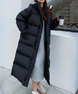 Wasserdichte und winddichte lange jacke - celine – Schwarz