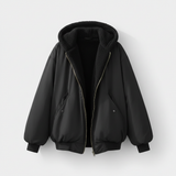 Damen Jacke | oversized Schnitt mit klarer Volumenform – Schwarz
