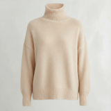 Damen Pullover | Rollkragen mit gerader Passform – Khaki