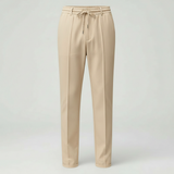 Herren Hose | gerade Passform mit elastischem Bund – Khaki