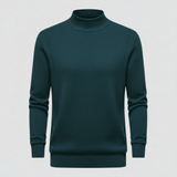 Herren Pullover | klassisch geschnitten mit Rundhalsausschnitt – Grün