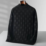 Mael - eleganter kaschmir-pullover für herren – Schwarz