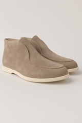 Fabianus Knöchel-Loafer aus Wildleder – Braun