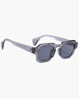 Sonnenbrille mit dicker Fassung und eckiger Form für Herren | Ideal für den täglichen Gebrauch im Freien – Grau