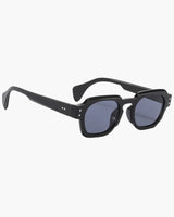 Sonnenbrille mit dicker Fassung und eckiger Form für Herren | Ideal für den täglichen Gebrauch im Freien – Schwarz