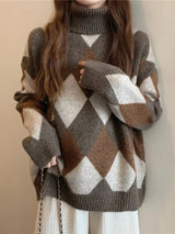 Sara | pullover – Braun