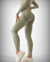 Fitexo | Atmungsaktive Sport Leggings für Damen Yoga – Khaki