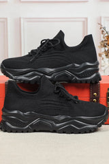 Flacher Sportschuh - Julika – Schwarz