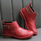Kenna – orthopädische premium-stiefel – Rot