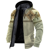 Vito – warme vintage-fleecejacken – Beige
