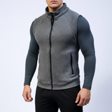 Fleece Gefütterte Freizeitweste -  Mitchell – Grau
