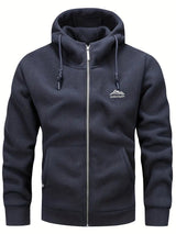 Nik - fleecejacke mit reißverschluss – Tiefblau