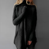 Daria | Atmungsaktiver Strickpullover für Damen Freizeit – Schwarz