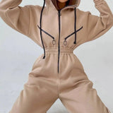 Alexo | Luxuriöser Trainingsanzug für Damen – Beige