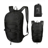 Flexo | Ultraleichter Faltbarer Rucksack für Reisen – Schwarz