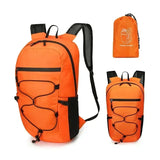Flexo | Ultraleichter Faltbarer Rucksack für Reisen – Orange