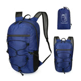 Flexo | Ultraleichter Faltbarer Rucksack für Reisen – Marineblau