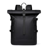 Seraso | Wasserabweisender Unisex Rucksack für Alltag und Reisen – Schwarz