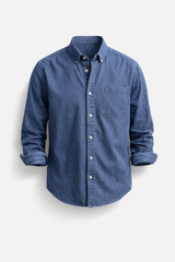 DIEGO | CASUAL-CHIC HEMD – Denimblau