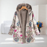 Kamellie – Leichte Winterjacke mit Kunstfellfutter – Hellrosa