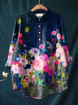 Sarah | Blumenmuster Peasant Bluse – Blumenmuster 13