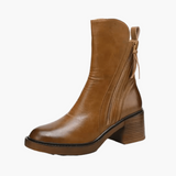 Taisia – zeitlos elegante bequeme damenstiefel – Braun